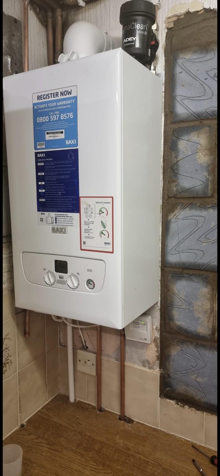 Baxi boiler installation by Luk Gas Ltd